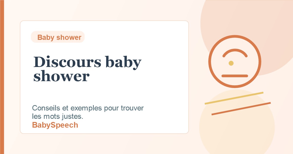 Discours baby shower : idées, ton et exemples