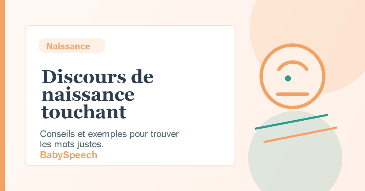 Comment écrire un discours de naissance touchant